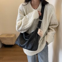 女性用の新しい大容量アンダーアームトートバッグ、トレンディでシンプル、軽量、多用途のシングルショルダークロスボディバッグ