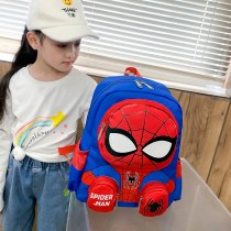 幼稚園スクールバッグスパイダーマンバックパック漫画キティ猫バックパック一年生小さなスクールバッグ