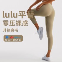 ヨガパンツ起毛ハイウエスト 9 点フィットネスパンツお尻整形ランニングスポーツタイツ女性用