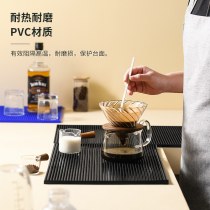 バーマット ドレンマット ノンスリップマット バーコースター ワインコースターマット pvcゴムマット 正方形の水フィルター断熱バーマット