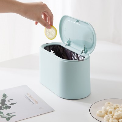 卓上 ゴミ箱 ポップアップ蓋 オリジナル 北欧 和風 カラフル 収納ボックス 小型 ゴミ箱