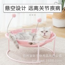 秋と冬の新しい猫の巣猫ベッド猫ハンモック通気性メッシュユニバーサルオールシーズン夏取り外し可能と洗える冬暖かい猫の巣