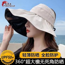 女性用の新しい夏の帽子、ファッショナブルな空のトップサンハット、紫外線防止帽子、ポータブル折りたたみ屋外サンハット