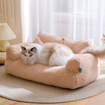 冬の猫の巣暖かい大型猫ソファユニバーサルペット犬小屋ペット巣マット猫ベッド猫用品